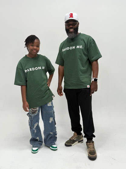 “Pardon Me.” Big Eagle Oversized T-Shirt